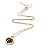 Alloy Rhinestone Pendant Necklaces NJEW-H306-A10-G-4