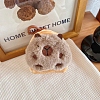 Cartoon Cute Capybara Plush Zipper Wallets with Clasps PW-WG360A7-03-1