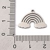 Non-Tarnish 201 Stainless Steel Pendants STAS-U016-05P-3