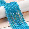 Imitate Austrian Crystal Frosted Glass Beads Strands EGLA-A039-T3mm-MD19-4