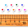 White Opaque Acrylic Beads SACR-YW0001-15-3