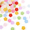 100Pcs 10 Colors Transparent Acrylic Beads TACR-TA0001-44-3