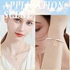 8Pcs Brass Micro Pave Cubic Zirconia with Resin Pendants KK-BBC0020-65-4