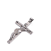 304 Stianless Steel Pendants with Rhinestone FIND-PW0024-26-1