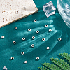 20Pcs Rondelle 925 Sterling Silver Spacer Beads STER-DC0001-70-4