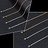 GOMAKERER 4Pcs 4 Style Rack Plating 304 Stainless Steel Twist Rope Chain Necklaces NJEW-GO0001-03B-3