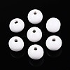 Spray Painted Round Natural Schima Wood Beads WOOD-A018-12mm-30-1