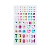 Transparent Acrylic Rhinestone Sticker DIY-WH0012-04A-1