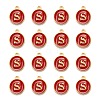 Golden Plated Alloy Enamel Charms X-ENAM-S118-03S-2