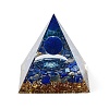 Orgonite Pyramid Resin Energy Generators DJEW-D013-01F-1