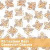 DICOSMETIC 60Pcs Alloy Crystal Rhinestone Connector Charms ALRI-DC0001-01-3