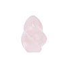 Torch Natural Rose Quartz Display Decorations DJEW-WH0042-08A-03-1