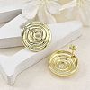 Brass Stud Earrings for Women EJEW-U035-08G-3