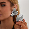 Alloy & Iron Stud Earrings for Women WGCAC55-04-1