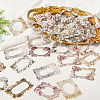 6 Sets 6 Colors Paper Self-Adhesive Lace Stickers DIY-SP0004-94-3