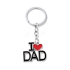 Father's Day Alloy Enamel Keychains KEYC-P020-A02-1