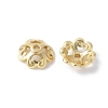 Flower Brass Bead Caps KK-F892-34G-11-1