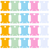 200Pcs 5 Colors PVC Plastic Thread Winding Boards TOOL-SC0001-82-6