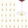 Wine Glass Charms AJEW-PH01562-1