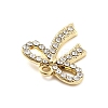 Alloy Rhinestone Pendants FIND-U026-02G-2