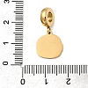 304 Stainless Steel Enamel European Dangle Charms STAS-D153-05A-G-3