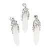 Natural Quartz Crystal Pendants G-M450-01P-12-1