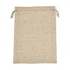 Burlap Packing Pouches Drawstring Bags ABAG-Q050-17x23-01-1