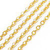 Brass Cable Chains CHC-T008-06B-G-8MM-01-1