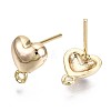 Brass Stud Earring Findings KK-T056-20G-NF-1
