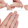 SUNNYCLUE 3Pcs 3 Style Trendy 925 Sterling Silver Pinch Bails STER-SC0001-32-3