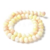 Electroplate Glass Beads Strands LAMP-S068-11G-2