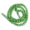 Transparent Electroplate Glass Beads Strands LS-GLAA-F029-3mm-C03-2