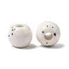 Speckled Round Handmade Ceramic Beads PR-NH0001-02B-2