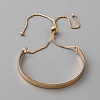 Iron Slider Bracelets BJEW-WH0817-009KCG-1