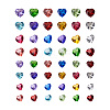 240pcs 24 Styles Glass Rhinestone Cabochons GLAA-TA0001-11-2