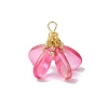 Dyed Glass Pendants PALLOY-MZ00658-03-2