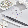 600Pcs 6 Styles Glass Flat Back Rhinestone RGLA-LP0001-05A-1