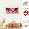 Wood Hanging Wall Decorations HJEW-WH0046-016-4