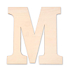 Letter Unfinished Wood Blank Cutouts DIY-ZX040-01M-1