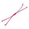 Korean Waxed Polyester Cord Braided Bracelets X1-MAK-T010-05G-1