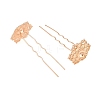Alloy with Iron Hair Fork Findings AL-CBA8479-07KCG-2