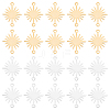 60Pcs 2 Colors Brass Connector Charms KK-BC0013-88-1