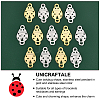 Unicraftale 20Pcs 2 Colors 304 Stainless Steel Links Connectors STAS-UN0030-38-5