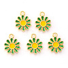 Alloy Enamel Charms ENAM-S121-049C-2