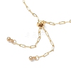 Adjustable Brass Slider Bracelets BJEW-JB12327-4