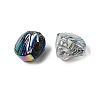Electroplate Transparent Glass Beads EGLA-L047-01-2