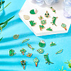 24Pcs 12 Styles Alloy Enamel Pendants ENAM-TA0009-07-5