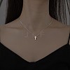 Cross Alloy Pendant Necklaces WGAF0E8-18-1