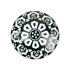 Floral Photo Glass Cabochons GGLA-N004-12mm-G15-1