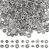 400Pcs 10 Styles Tibetan Style Alloy Spacer Beads TIBEB-PA0001-06-1